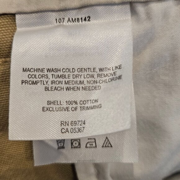 Columbia Kahki Pants Mens 42 Tan Cargo Zip pocket office casual casual outdoor g - Picture 11 of 13